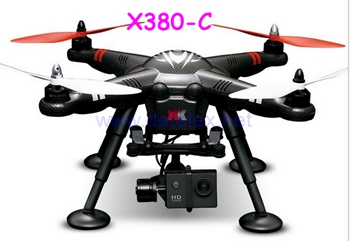 XK DETECT X380-C Air Dancer 2.4G 4CH Headless brushless motor Gyro RTF RC Quadcopter